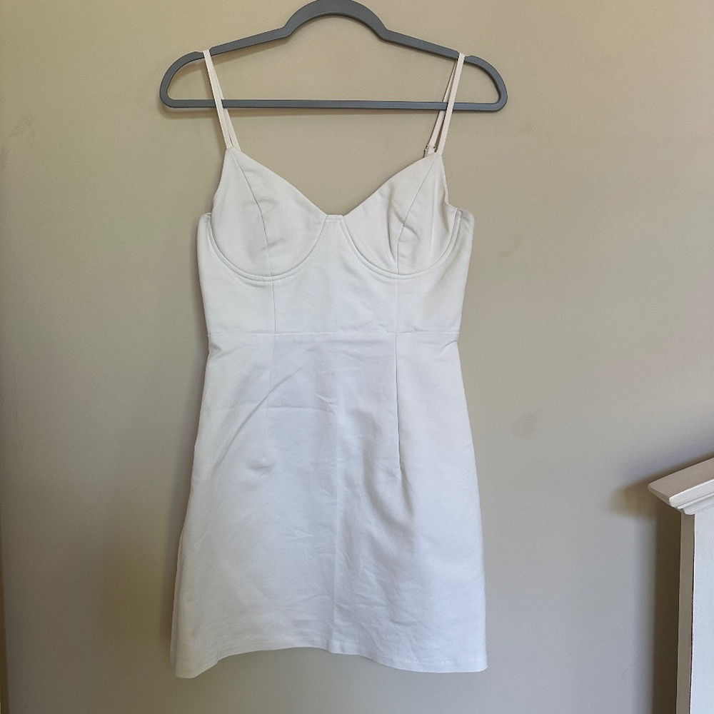 Princess Polly Novella Mini Dress in White